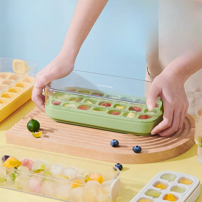 SILICONE ICE CUBE STORAGE BOX