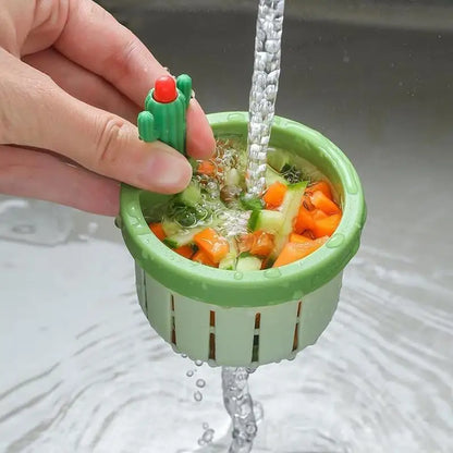 NEW SINK DRAIN BASKET CARTOON CACTUS