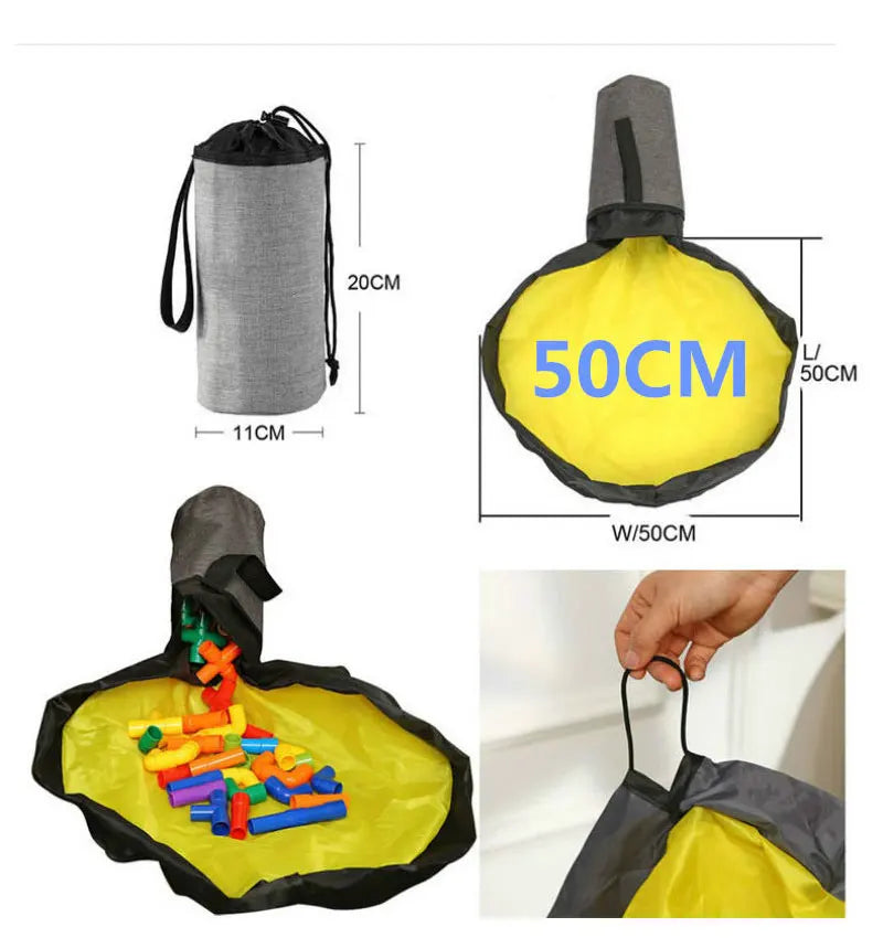 FOLDABLE TOY STORAGE BAG